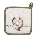 Clayre & Eef | Pannenlap Beige Bruin 20x20 cm | BYC45