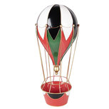 Clayre & Eef | Decoratie luchtballon Rood Wit ø 26x62 cm | 5Y1406