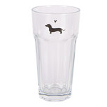 Clayre & Eef | Waterglas Transparant ø 8x15 cm / 320 ml | PWSGL0009