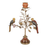 Clayre & Eef | Kandelaar Konijn Goudkleurig Oranje 26x16x36 cm | 6PR6038