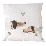 Clayre & Eef | Kussenhoes Beige Bruin 45x45 cm | KT021.448