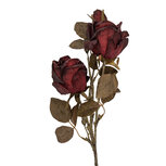 Clayre & Eef | Decoratie tak met bloemen Rood Groen 12x12x70 cm | 5PL0241BU