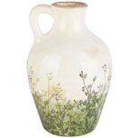 Dekoratief | Kruik 'Field of Flowers', keramiek, 14x14x22cm | A260127