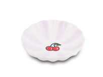 Schaaltje Fruity Cherry – Lila/Wit – Aardewerk – ø 10 cm - Dishes & Deco