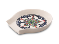 Dishes & Deco Lepelhouder - Azis - Handbeschilderd Keramiek - 12,5 x 12 cm