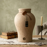 BRYNXZ Vaas Allure Majestic Taupe - Leather Rope - Medium 34 x 22 cm