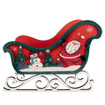 Clayre & Eef | Decoratie Slee Rood Groen 24x20x32 cm | 6H2491