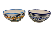 Dishes & Deco set van 2 schaaltjes - Jatte Nour Blauw - Handbeschilderd Keramiek - ø 14 cm