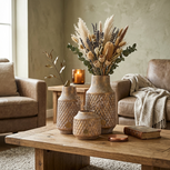 Brynxz Set van 3 Vazen Neck Jewel - Landelijk & Stoer - D.19-15 H.33-26-14