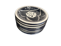 Set van 6 bordjes Black Fond Ø 13 cm | PB.BF.12 | Dishes & Deco