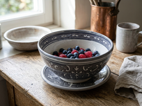 Fruit-test Nejma Gris Ø 21 cm | FT-NG.20 | Dishes & Deco