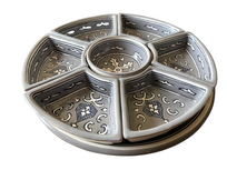 8 delig Tapas schaal Nejma Gris  Ø 30 cm | TS.NG.35 | Dishes & Deco