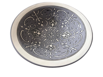 Saladeschaal Rond 32 cm Nejma Gris - Handgemaakt | Dishes & Deco