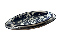 Set van 2 schalen ovaal 30 & 24 cm Black Fond Salade | OS.BF.20-30 | Dishes & Deco