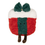 Clayre & Eef | Kussen gevuld Rood Groen 25x10x20 cm | KG035.019