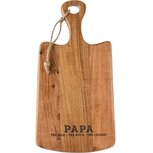 Dekoratief | Snijplank 'Papa - The Man', naturel, hout, 22x4x58cm | A268229