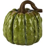 Dekoratief | Deco pompoen, groen, resina, 13x13x14cm | A265036