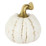 Dekoratief | Deco pompoen, wit, TC, 14x14x15cm | A265939