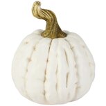 Dekoratief | Deco pompoen, wit, TC, 17x17x20cm | A265938