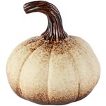 Dekoratief | Deco pompoen, cr?me/bruin, keramiek, 16x16x16cm | A265822
