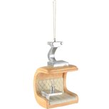 Dekoratief | Hanger gondel m/champagne, cr?me/goud, resina, 7x6x12cm | A265740