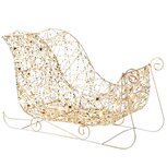 Dekoratief | Slee 'Wired', goud, LED, 35x16x23cm | A265317