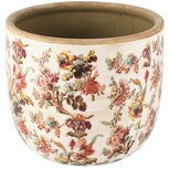 Dekoratief | Bloempot 'Baroque Flowers', keramiek, 16x16x14cm | A265454