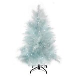 Dekoratief | Decoratieboom 'Royal Feathers - Soft Ice', 211 LED, 150cm | A265560