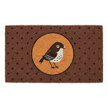 Clayre & Eef | Deurmat Binnen Bruin 75x45x1 cm | MC283
