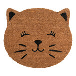 Clayre & Eef | Deurmat Binnen Bruin Zwart 50x44x1 cm | MC286