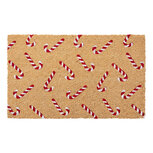Clayre & Eef | Deurmat Binnen Bruin Rood 75x45x1 cm | MC292
