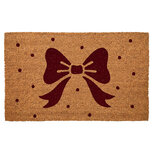 Clayre & Eef | Deurmat Binnen Bruin Rood 75x45x1 cm | MC299