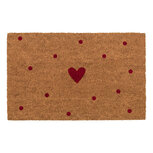 Clayre & Eef | Deurmat Binnen Bruin Rood 75x45x1 cm | MC300