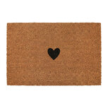 Clayre & Eef | Deurmat Binnen Bruin Zwart 75x45x1 cm | MC307