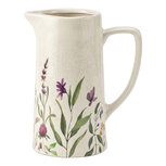 Clayre & Eef | Decoratieve Schenkkan Beige Groen 21x14x26 cm | 6CE2438L