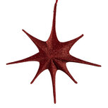 Clayre & Eef | Kerstdecoratie Ster Rood 125x10x125 cm | 6PA0534R