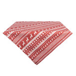 Clayre & Eef | Vierkant Tafelkleed Kerst Rood, Beige 100x100 cm | NOCN01