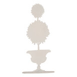 Clayre & Eef | Decoratie Bloempot Rood 7x10x21 cm | 6Y6187