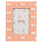 Clayre & Eef | Fotolijst Roze Wit 17x2x22 cm / 10x15 cm | 2F1385