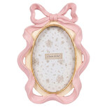 Clayre & Eef | Fotolijst Roze Goudkleurig 16x3x22 cm / 10x15 cm | 2F1386
