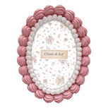 Clayre & Eef | Fotolijst Roze Wit 15x2x20 cm / 10x15 cm | 2F1391