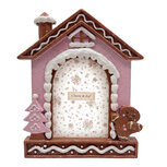 Clayre & Eef | Fotolijst Roze Wit 10x2x14 cm / 6x9 cm | 2F1392