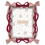 Clayre & Eef | Fotolijst Roze Rood 17x2x22 cm / 10x15 cm | 2F1394