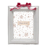 Clayre & Eef | Fotolijst Wit Roze 15x3x21 cm / 10x15 cm | 2F1398