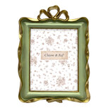 Clayre & Eef | Fotolijst Groen Goudkleurig 18x2x27 cm / 13x18 cm | 2F1401