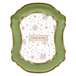Clayre & Eef | Fotolijst Groen Goudkleurig 18x2x23 cm / 13x18 cm | 2F1402
