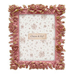 Clayre & Eef | Fotolijst Roze Goudkleurig 19x3x24 cm / 13x18 cm | 2F1404