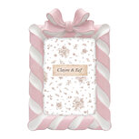 Clayre & Eef | Fotolijst Roze Wit 14x4x21 cm / 10x15 cm | 2F1407