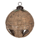 Clayre & Eef | Kerstbal Bruin ø 41x51 cm | 50922
