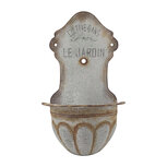 Clayre & Eef | Decoratie muurfontein Grijs 30x15x50 cm | 5Y1450